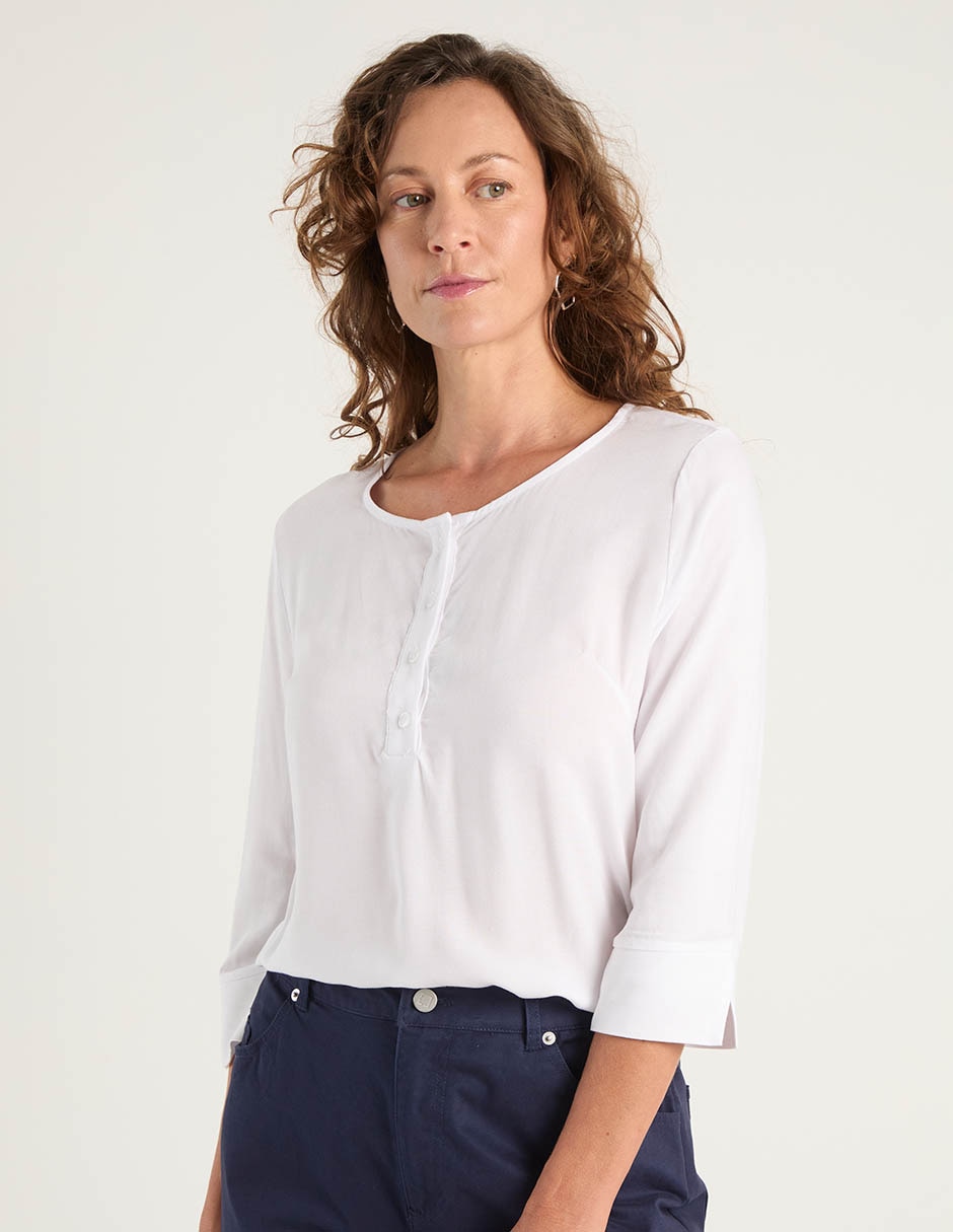 Blusa manga larga para mujer