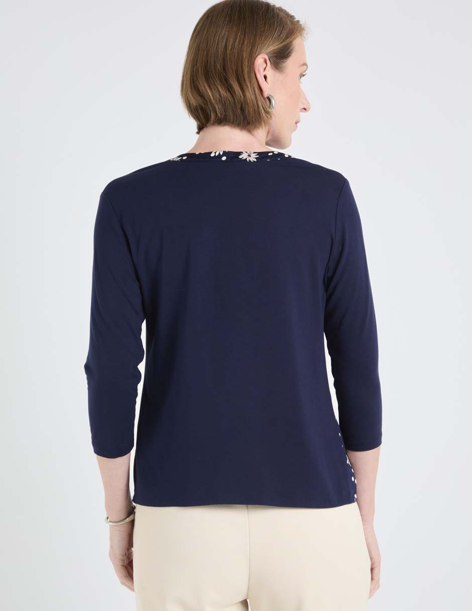 Blusa manga 3/4 para mujer 2
