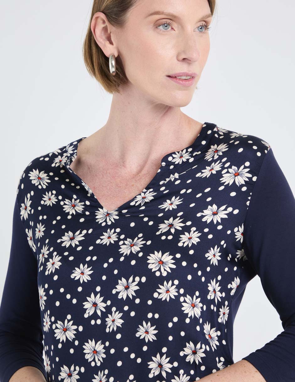 Blusa manga 3/4 para mujer 4