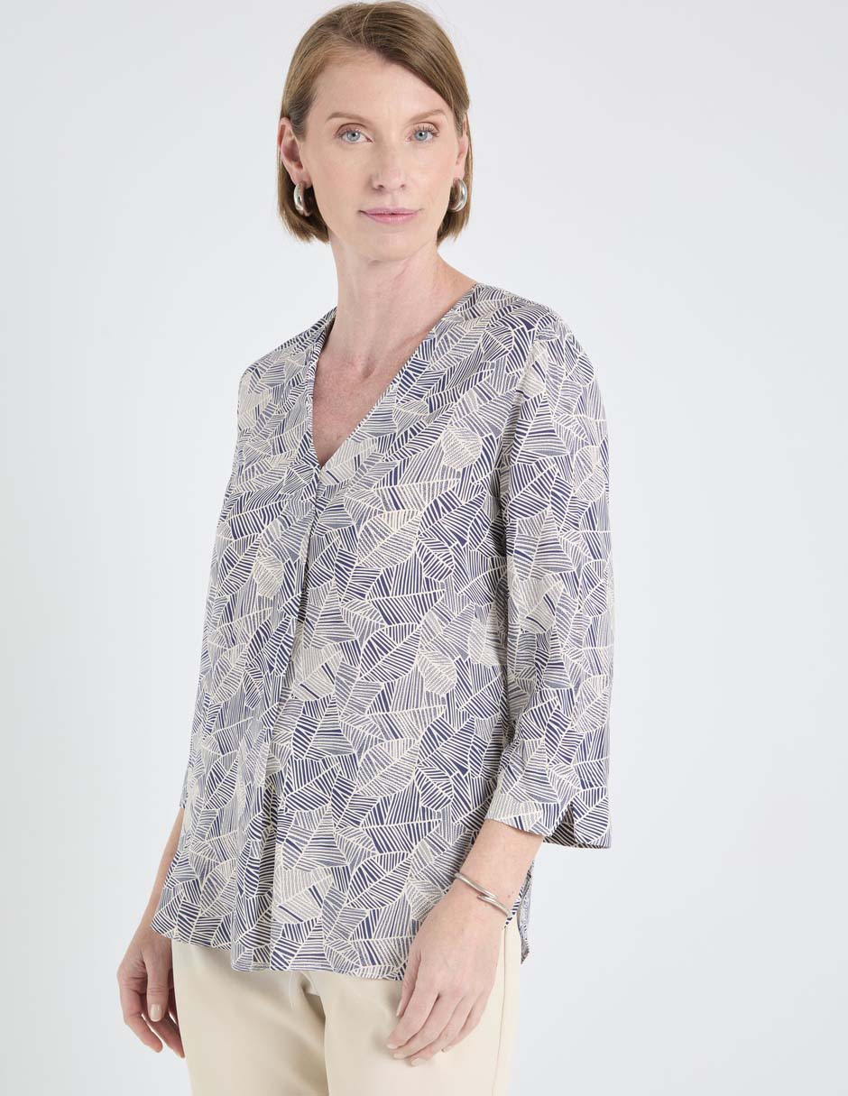 Blusa manga 3/4 para mujer