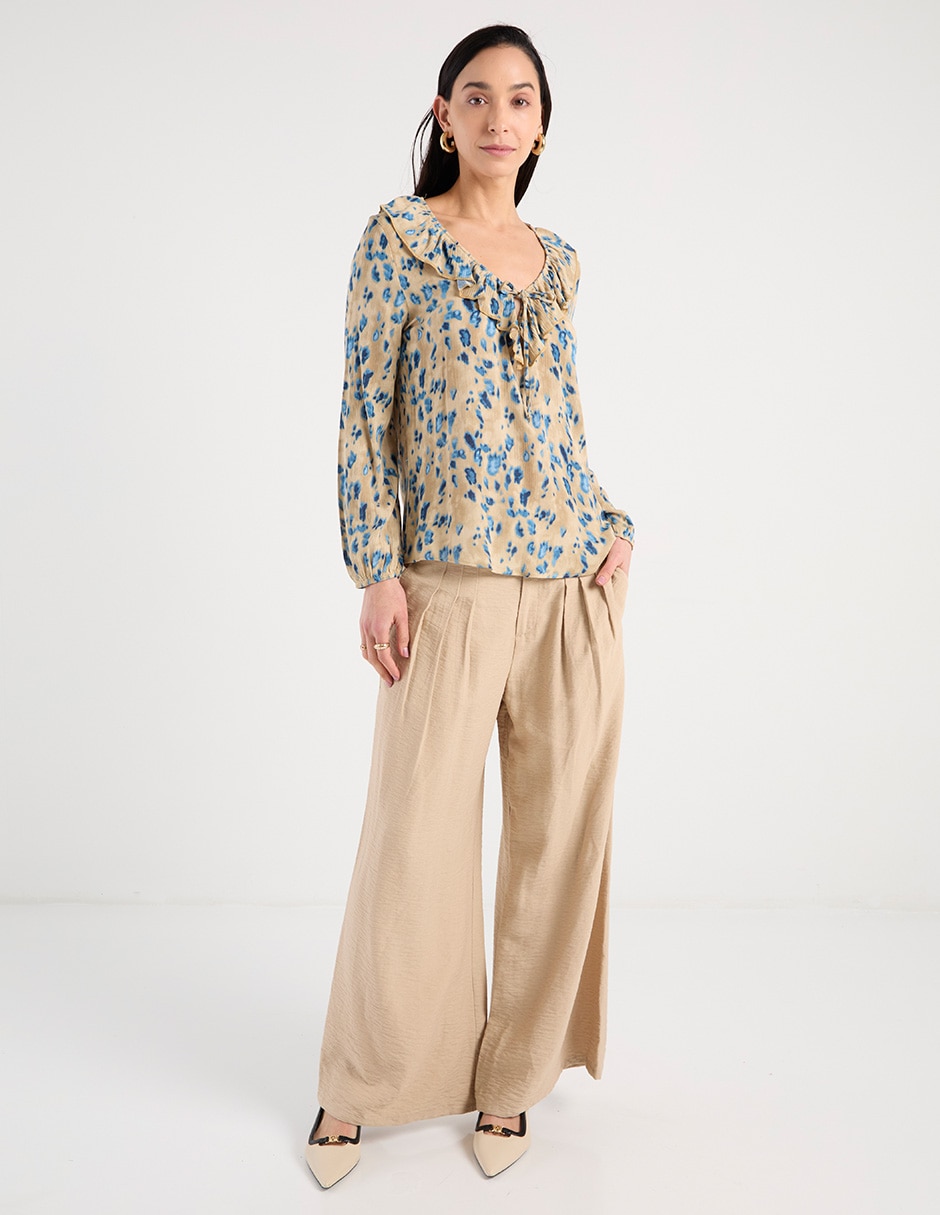 Blusa manga larga para mujer 2