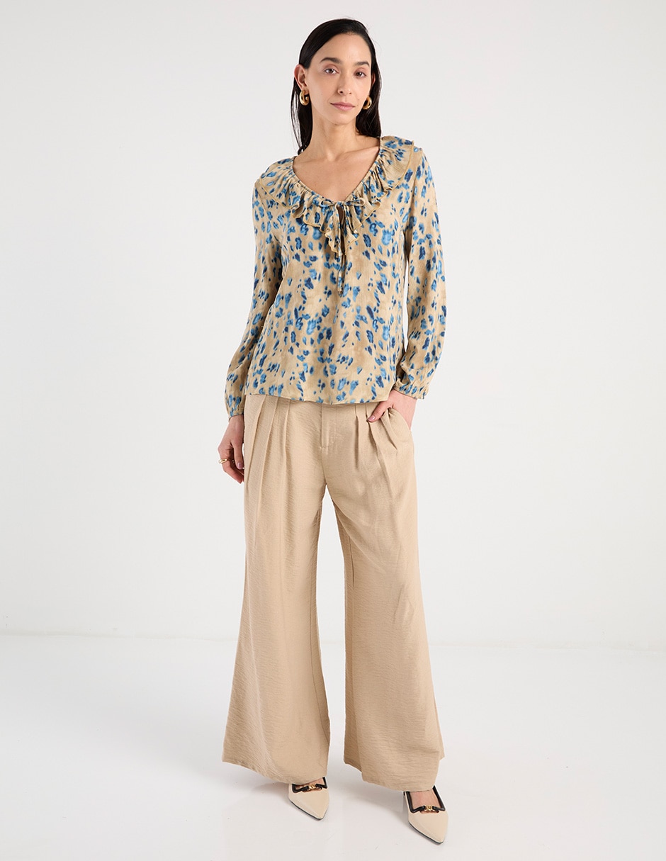 Blusa manga larga para mujer 3