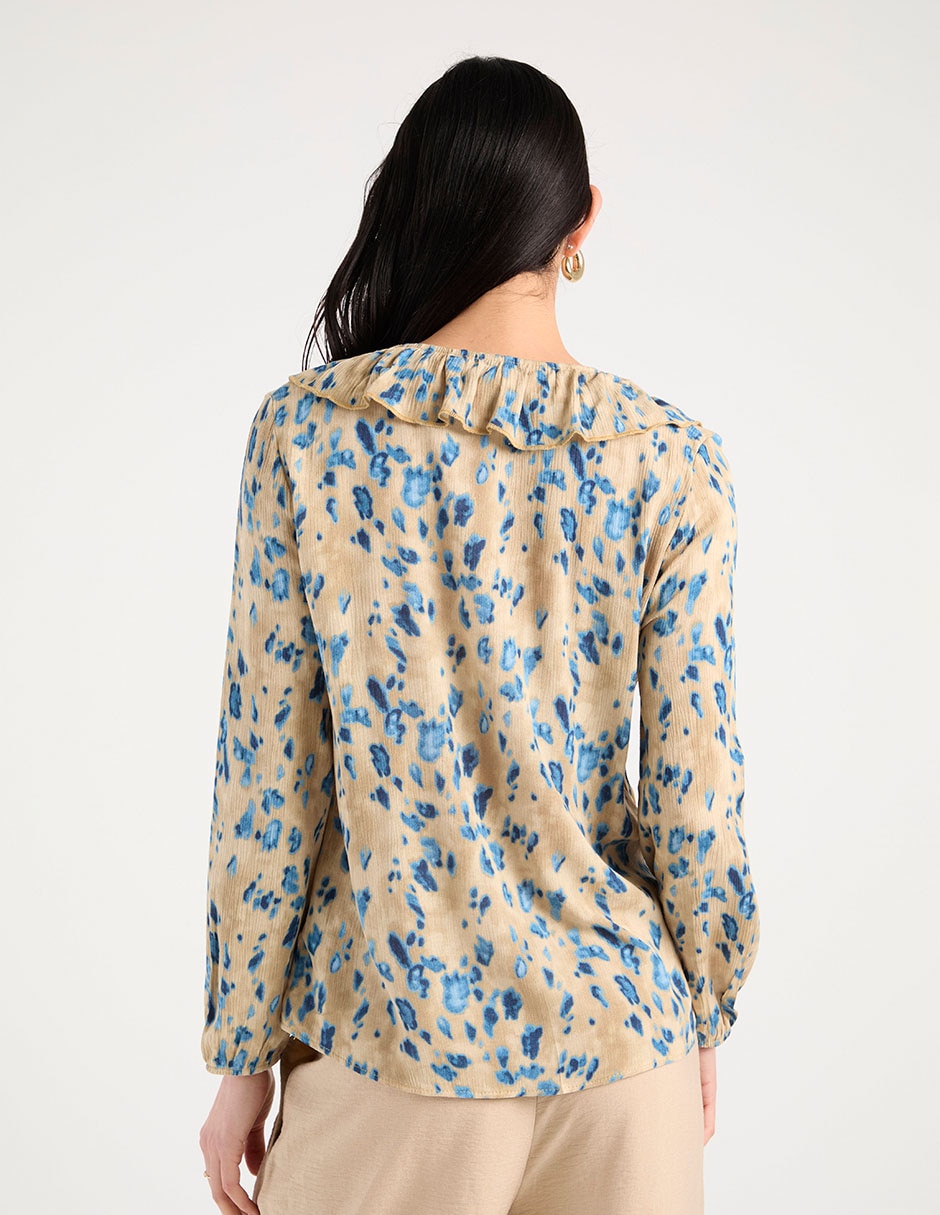 Blusa manga larga para mujer 6