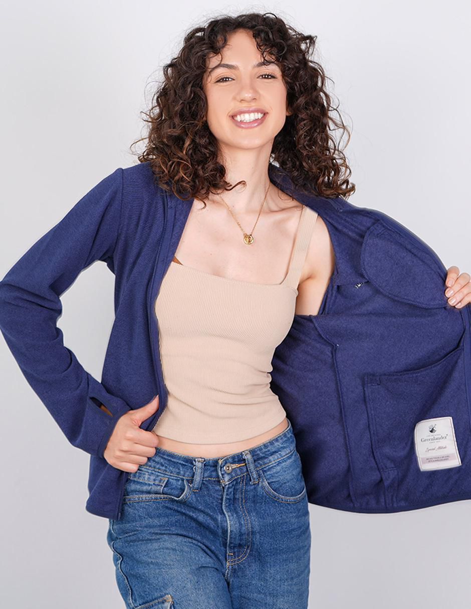 Sudadera con bolsillos para mujer 2