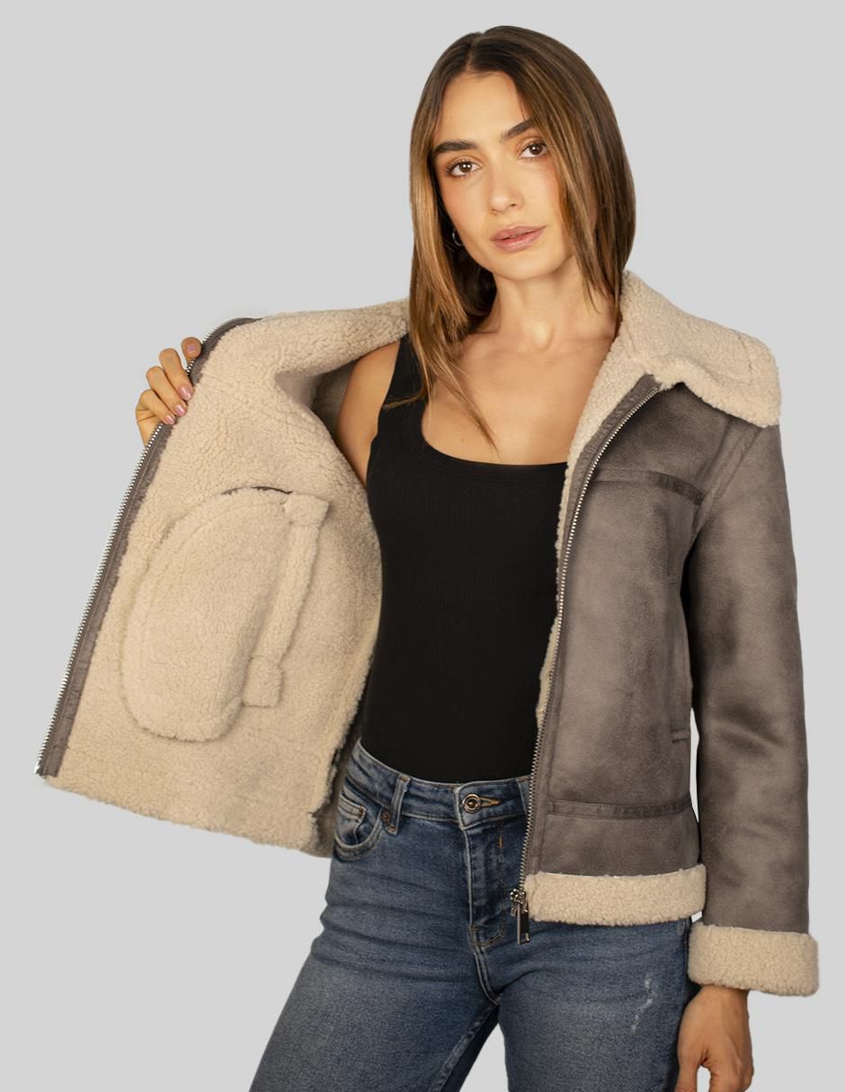 "chamarra" casual greenlander no impermeable "de" poliéster "para mujer"