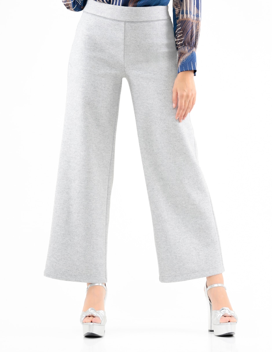 Pantalón coulotte amplio para mujer
