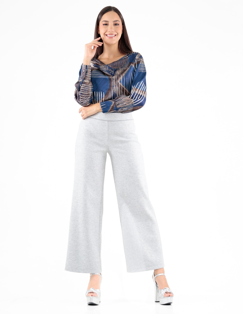 Pantalón coulotte amplio para mujer 3