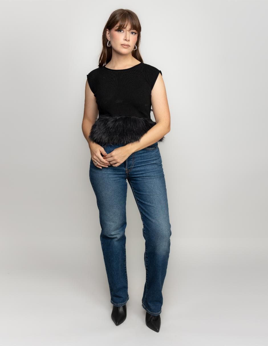 Blusa zuio "manga" sin manga "para mujer"