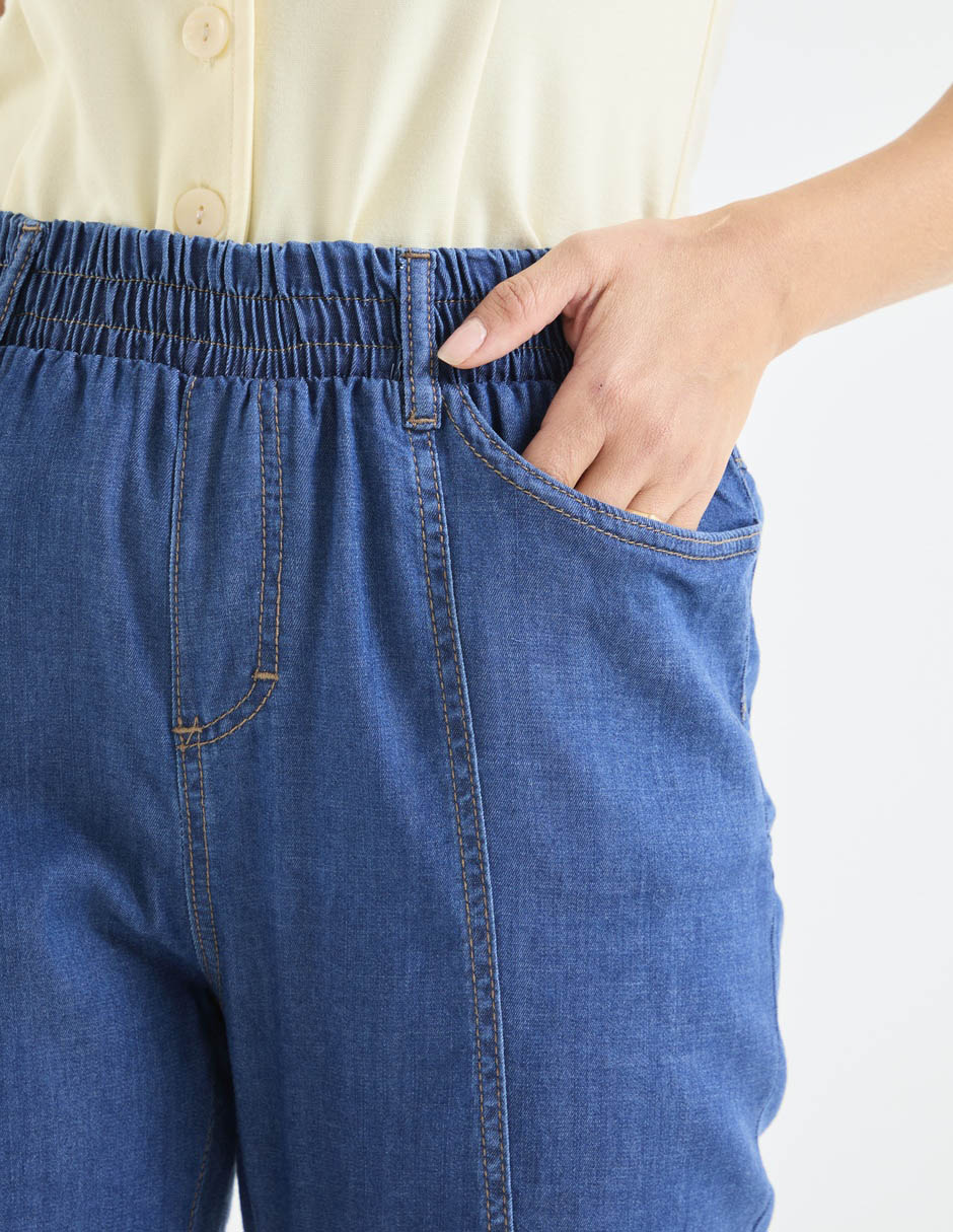 Pantalón capri slim para mujer 5