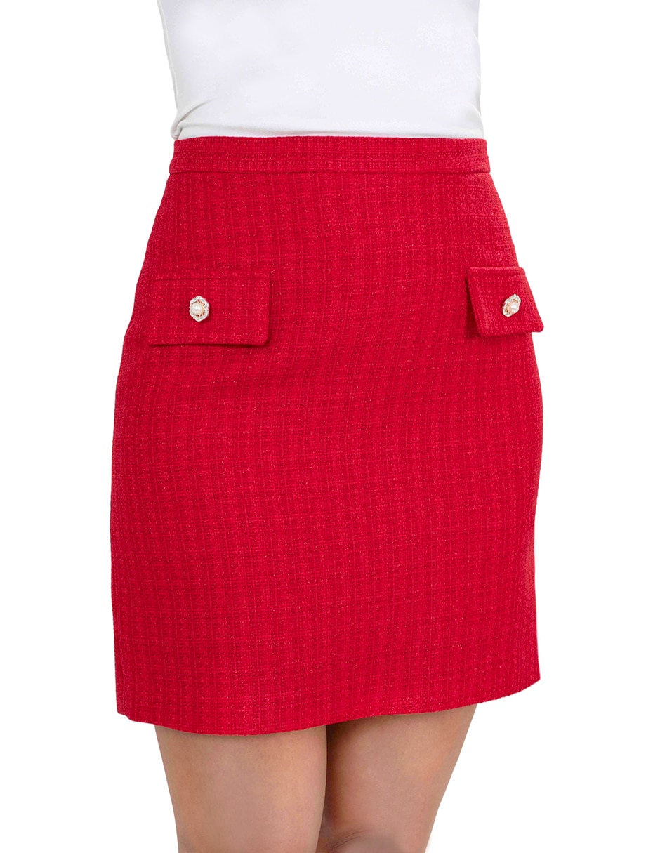 Falda mini a la cintura 4