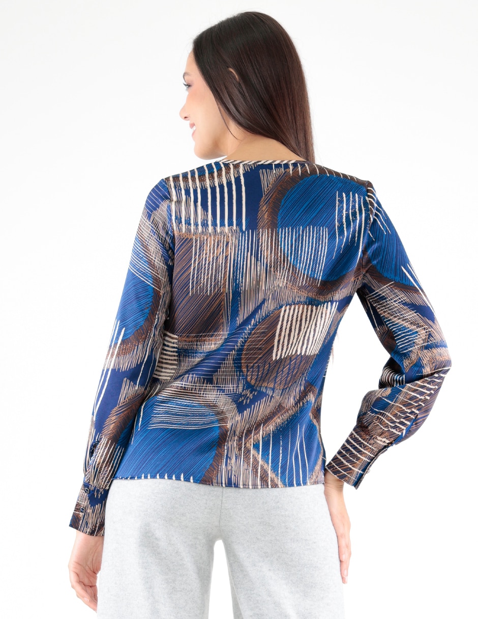 Blusa manga larga para mujer 5