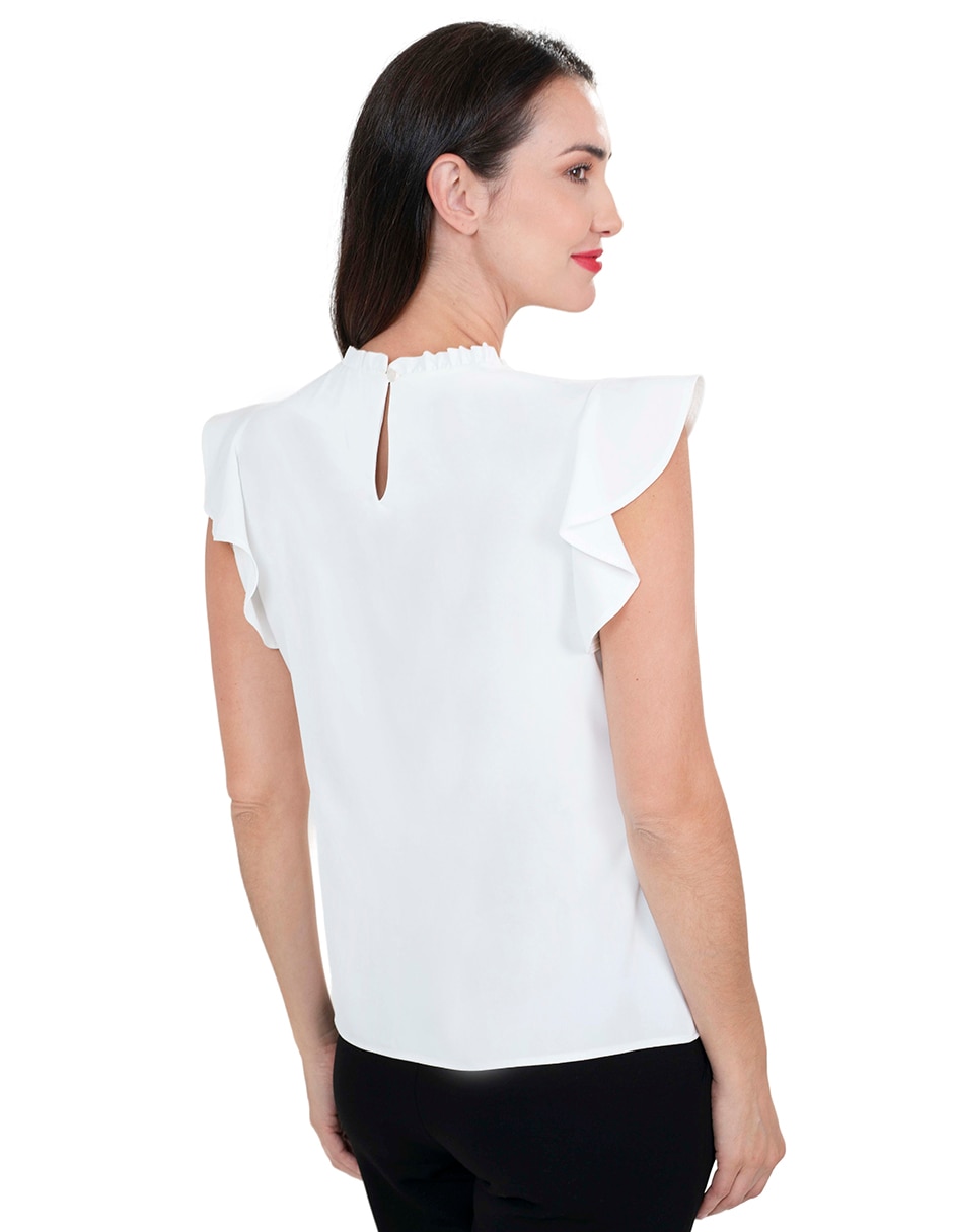 Blusa manga corta para mujer 3