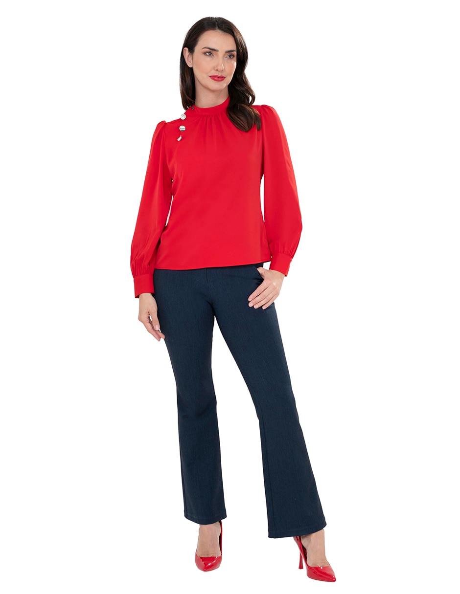 Blusa manga larga para mujer 2