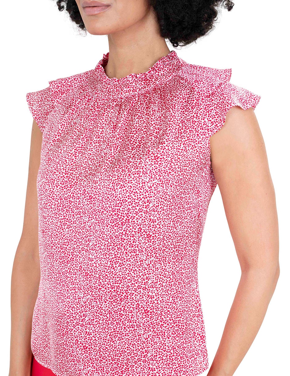 Blusa manga corta para mujer 4