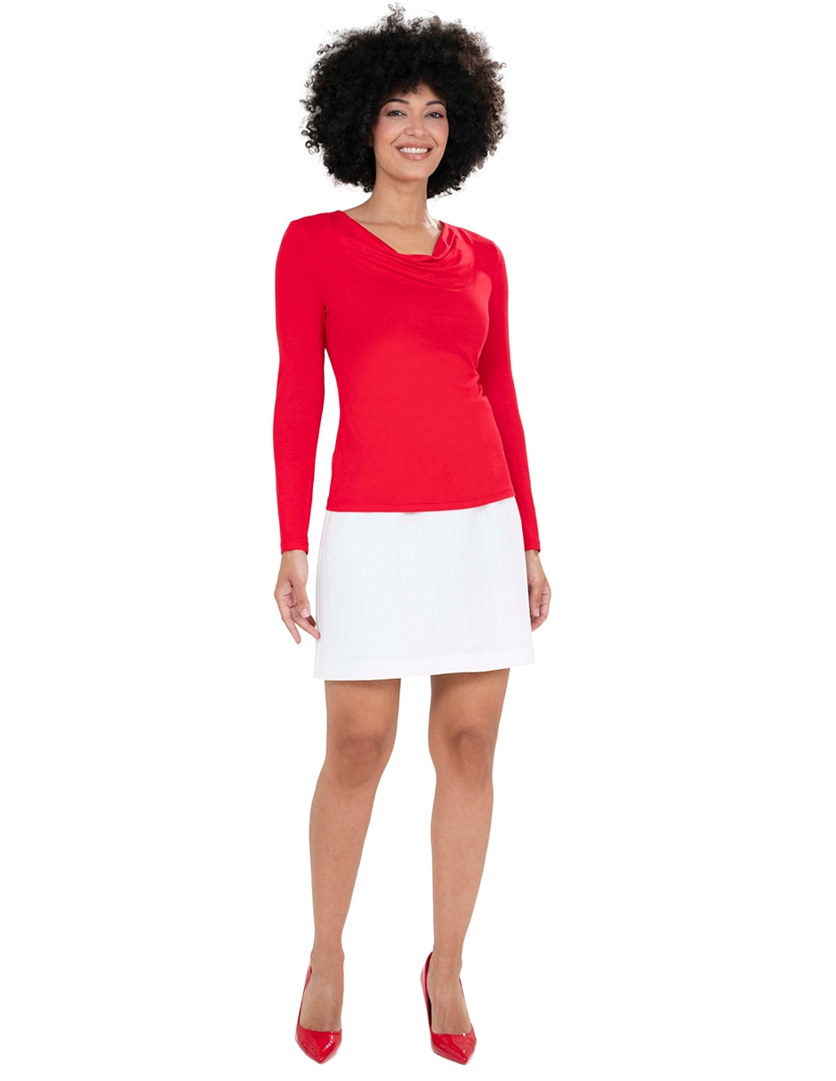 Blusa manga larga para mujer 2