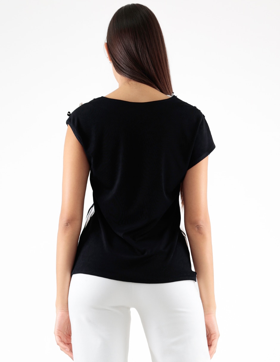 Blusa manga corta para mujer 2