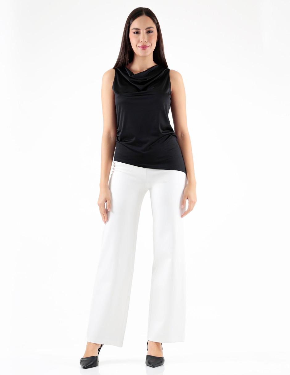 Blusa sin manga para mujer 3