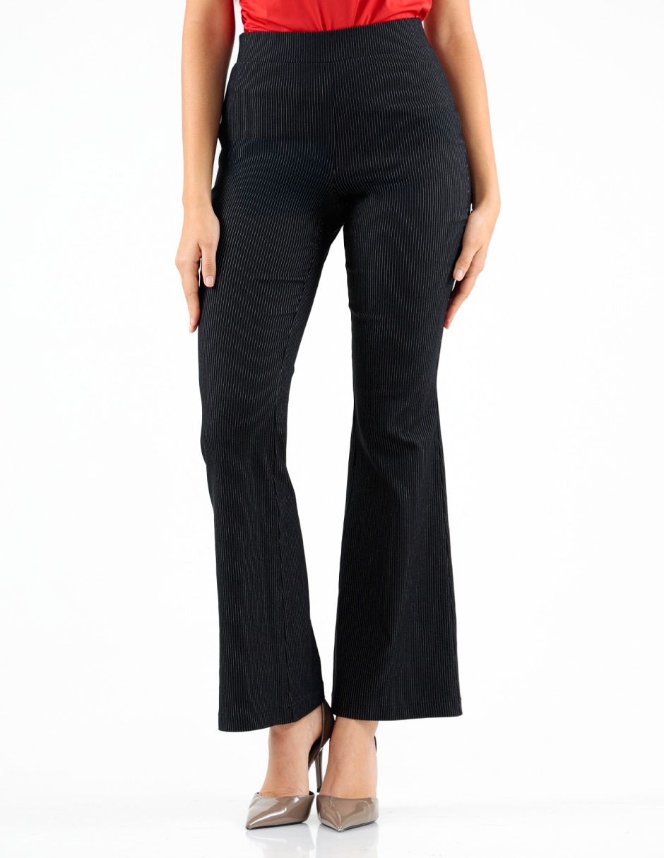 Pantalón acampanado regular para mujer Pantalón acampanado regular para mujer