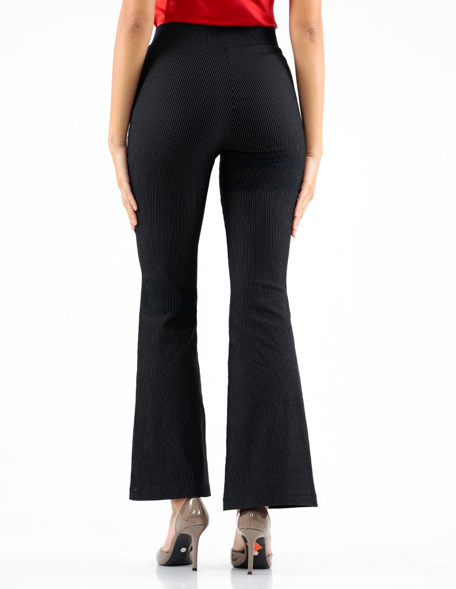 Pantalón acampanado regular para mujer 2