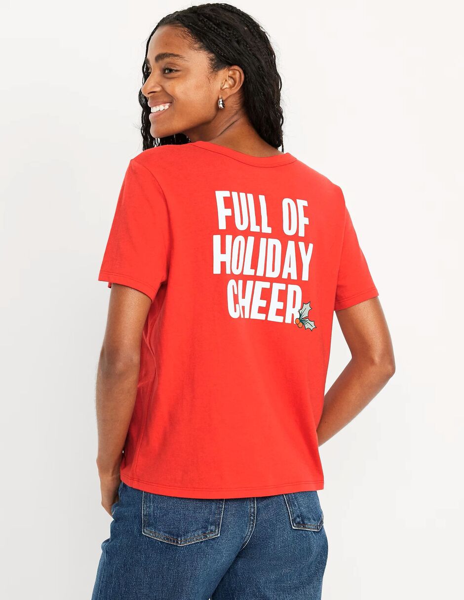 Playera manga corta cuello redondo para mujer 2