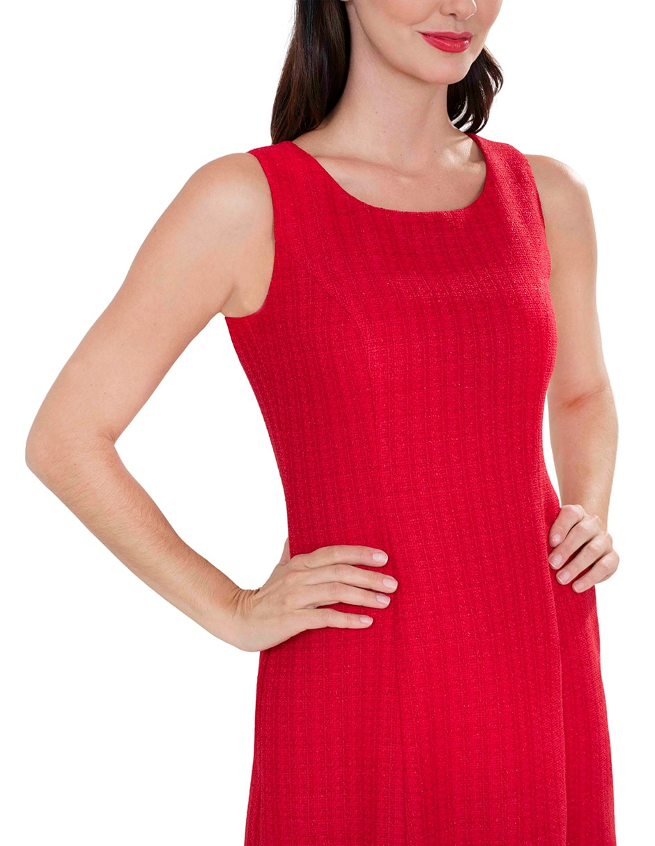 Vestido a la rodilla casual para mujer 4