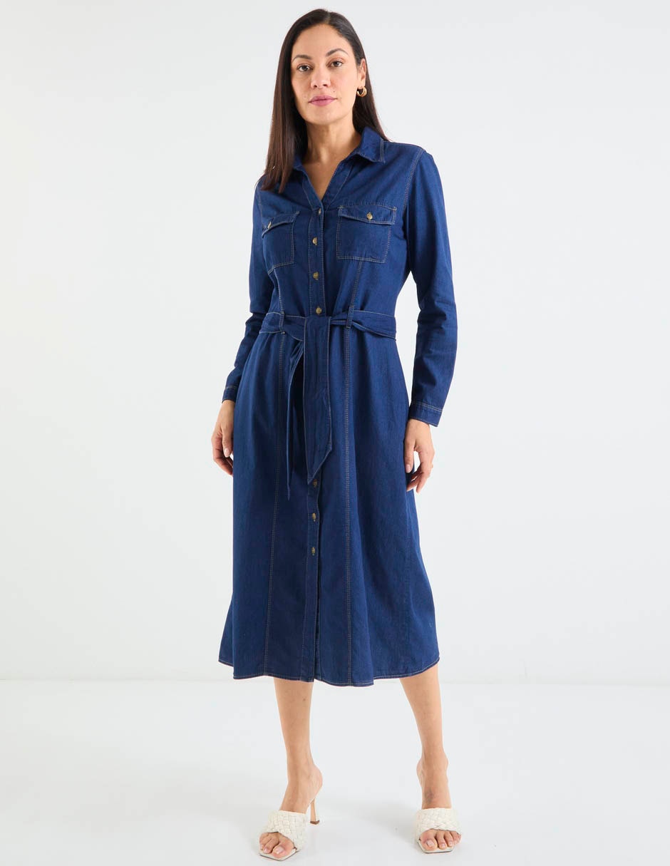 Vestido midi casual para mujer 2