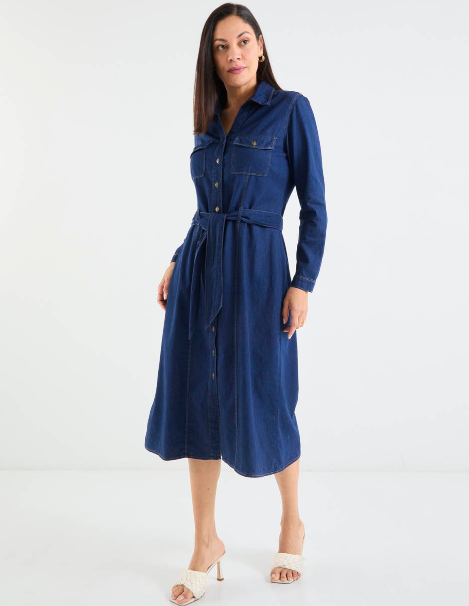 Vestido midi casual para mujer 3