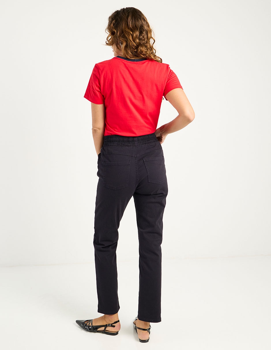 Pantalón skinny recto para mujer 6