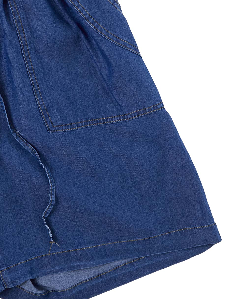 Bermuda de mezclilla para mujer 6