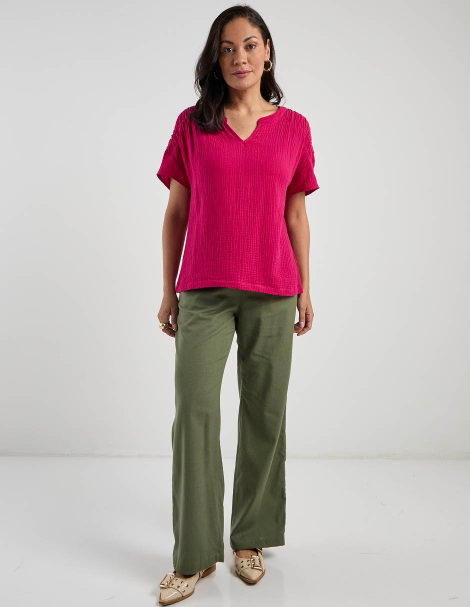 Pantalón relaxed straight para mujer 2