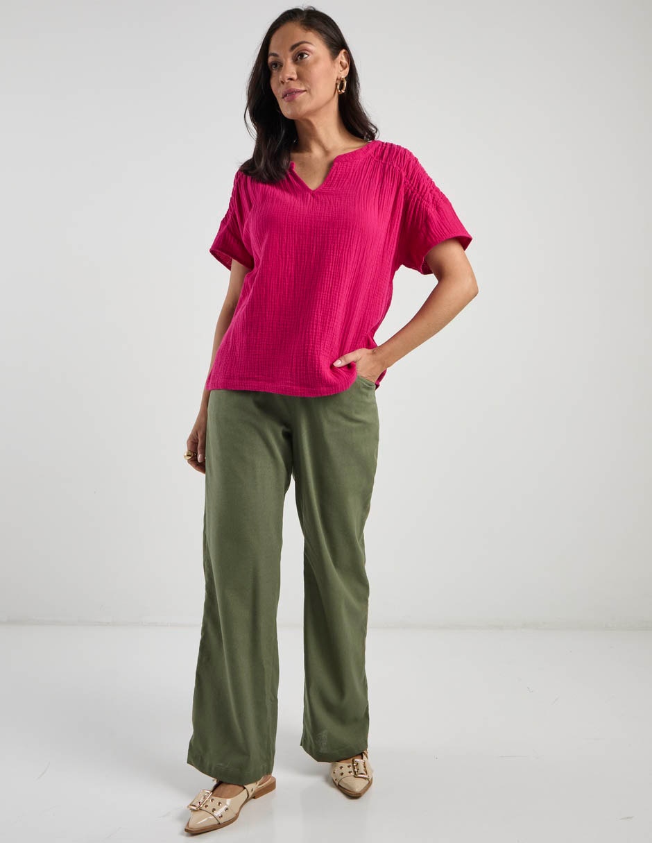 Pantalón relaxed straight para mujer 3