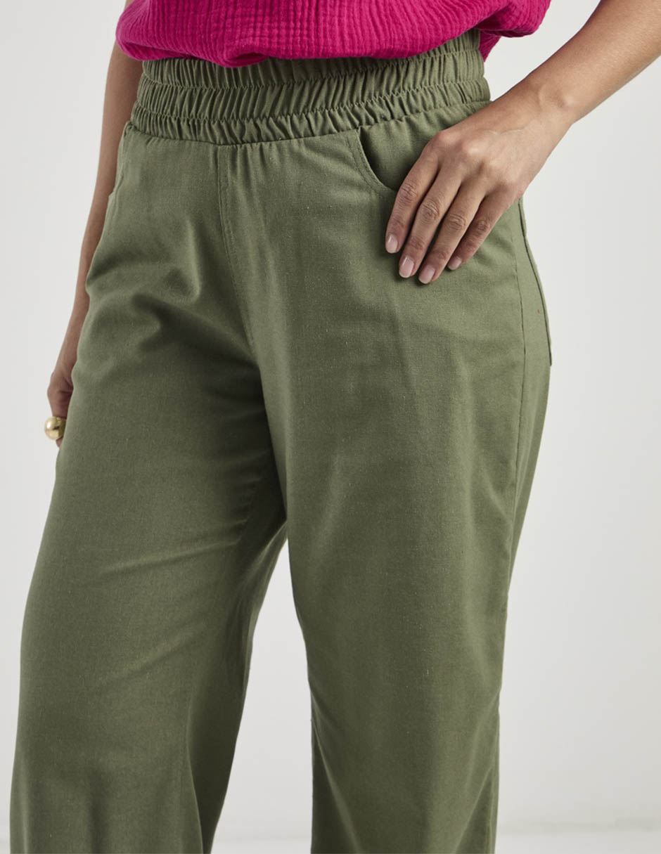 Pantalón relaxed straight para mujer 4