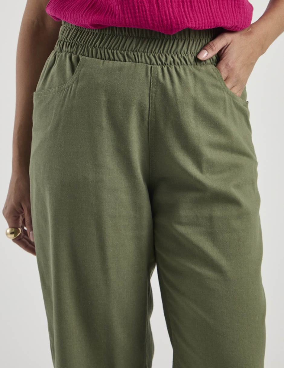 Pantalón relaxed straight para mujer 5