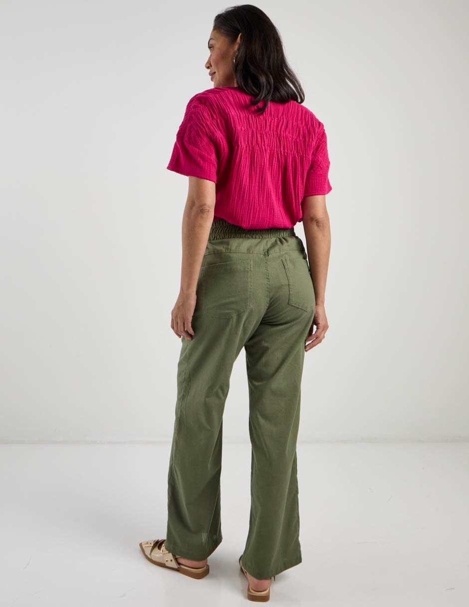 Pantalón relaxed straight para mujer 6