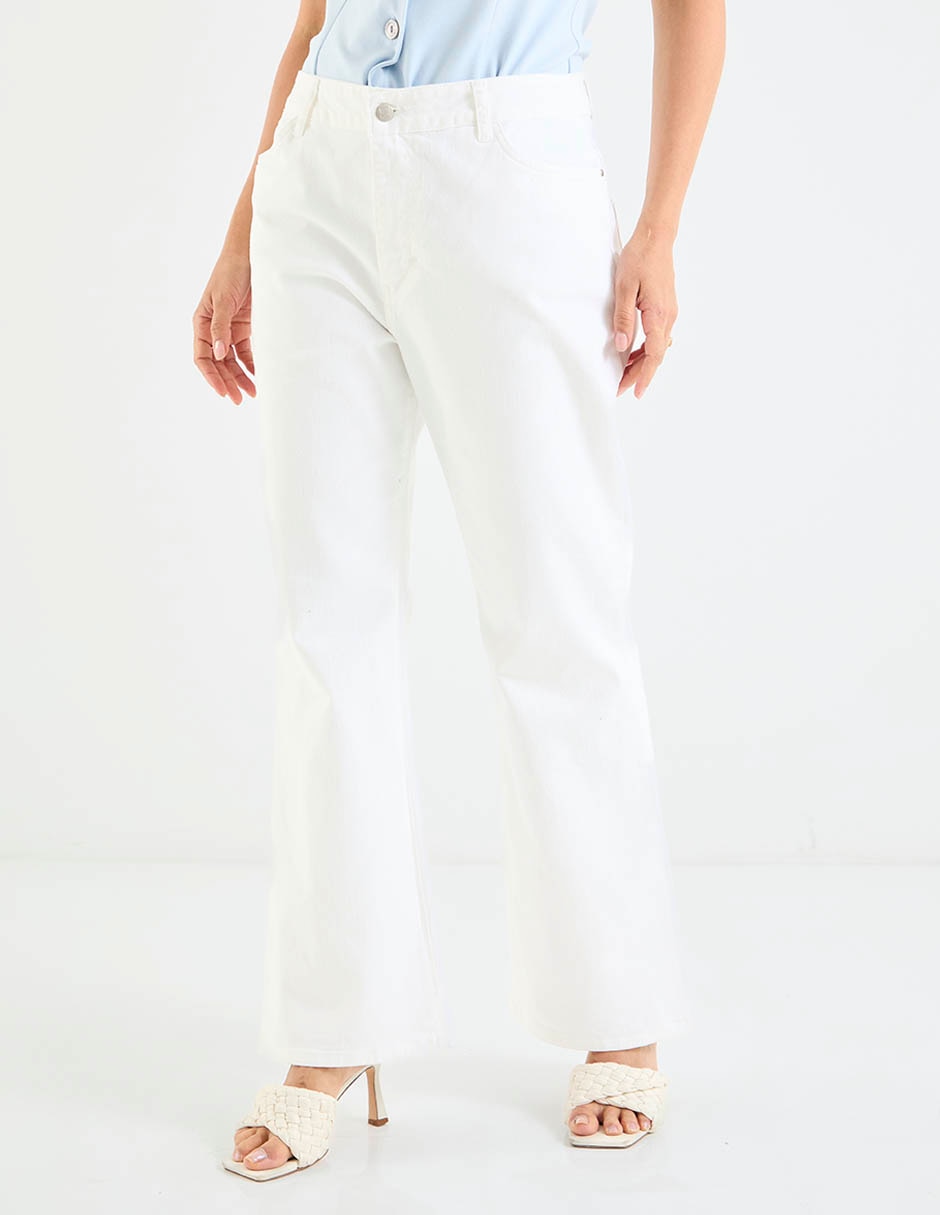 Jeans campana cintura baja para mujer