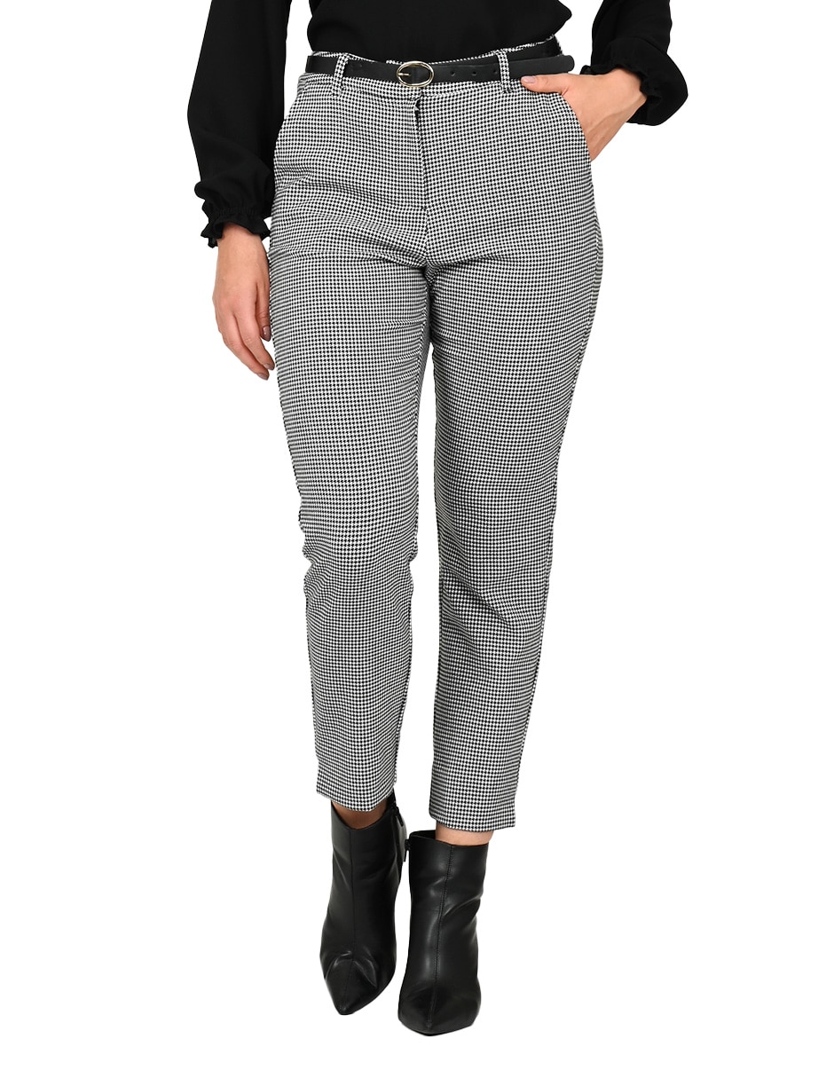 Pantalón capri slim para mujer