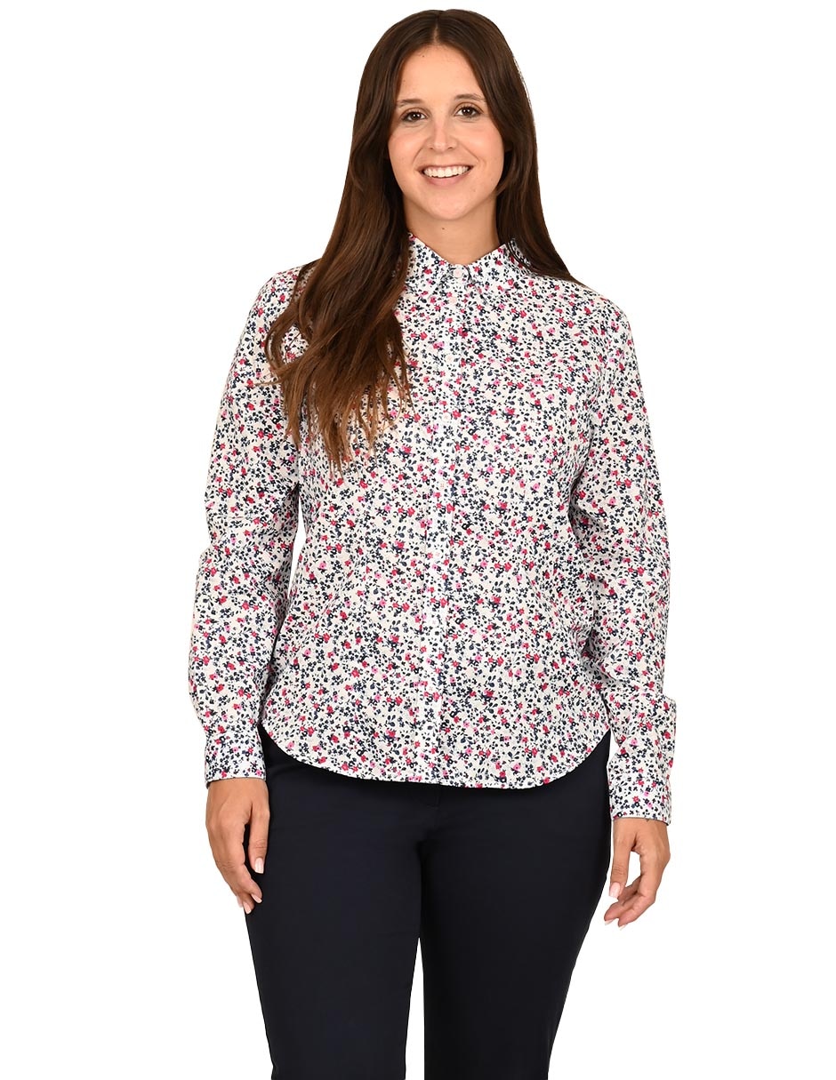 Blusa manga larga para mujer