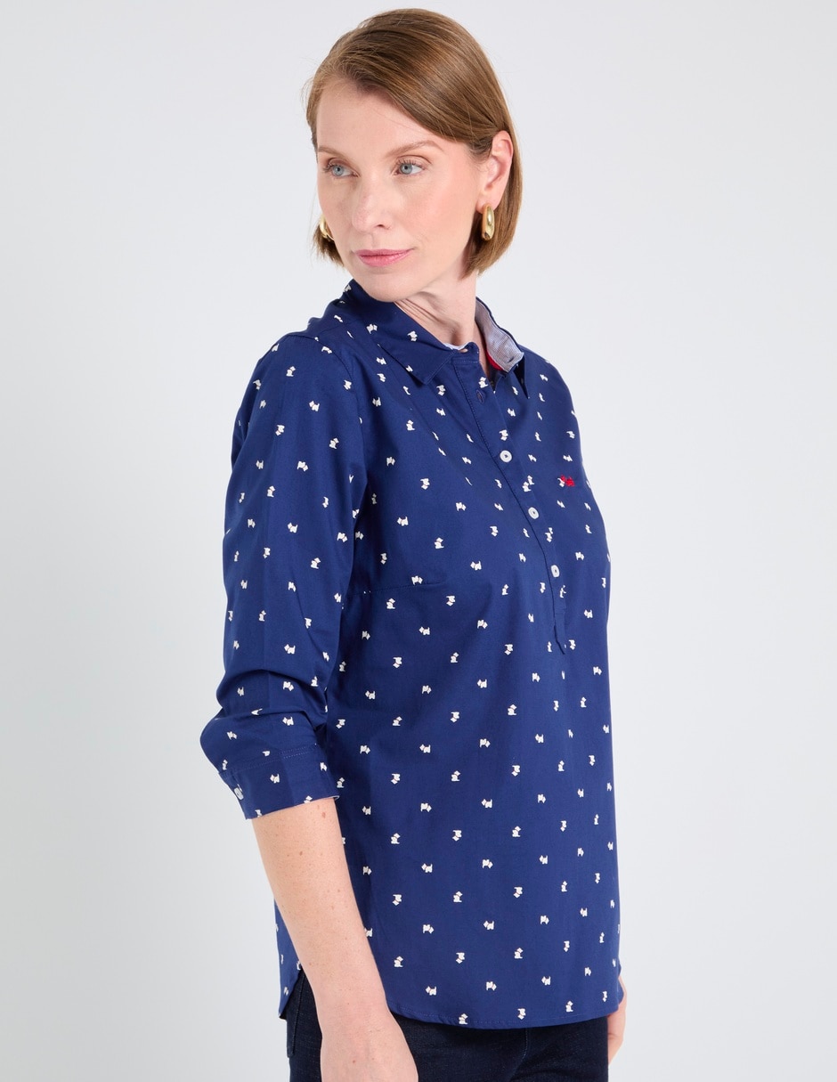 Blusa manga 3/4 para mujer