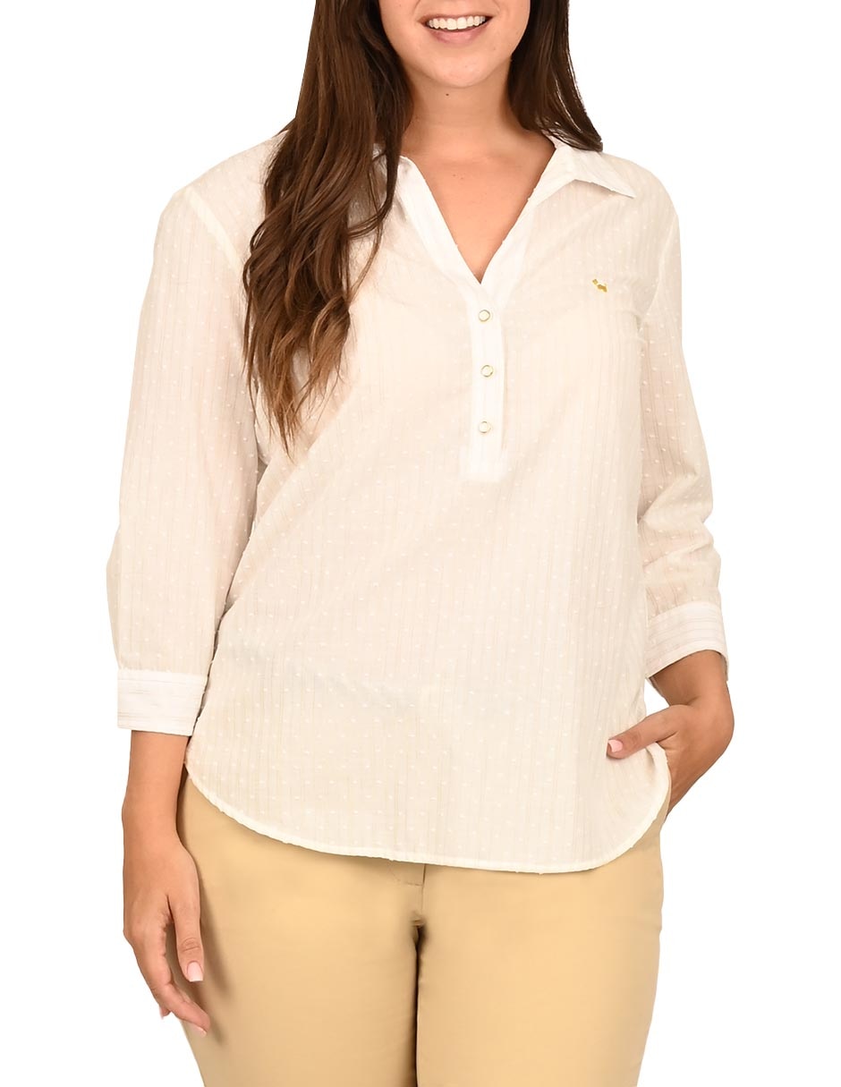 Blusa manga 3/4 para mujer 4