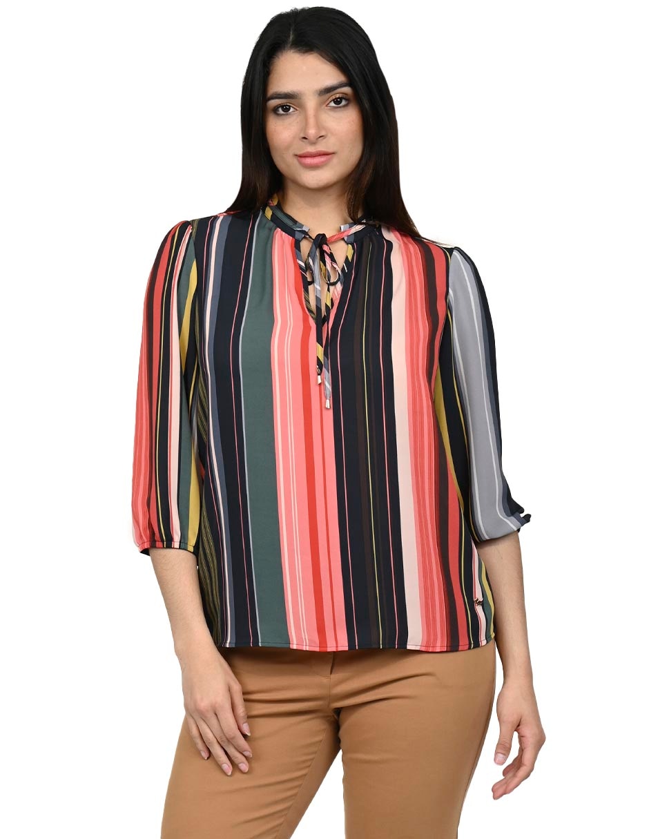 Blusa manga 3/4 para mujer