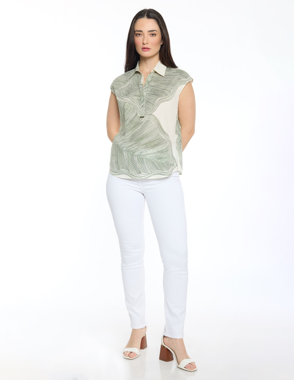 Blusa Summie sin manga para mujer 2
