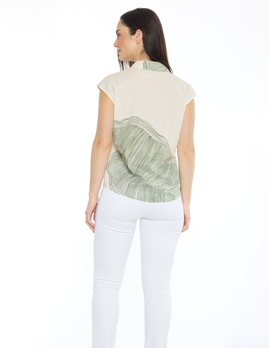 Blusa Summie sin manga para mujer 4