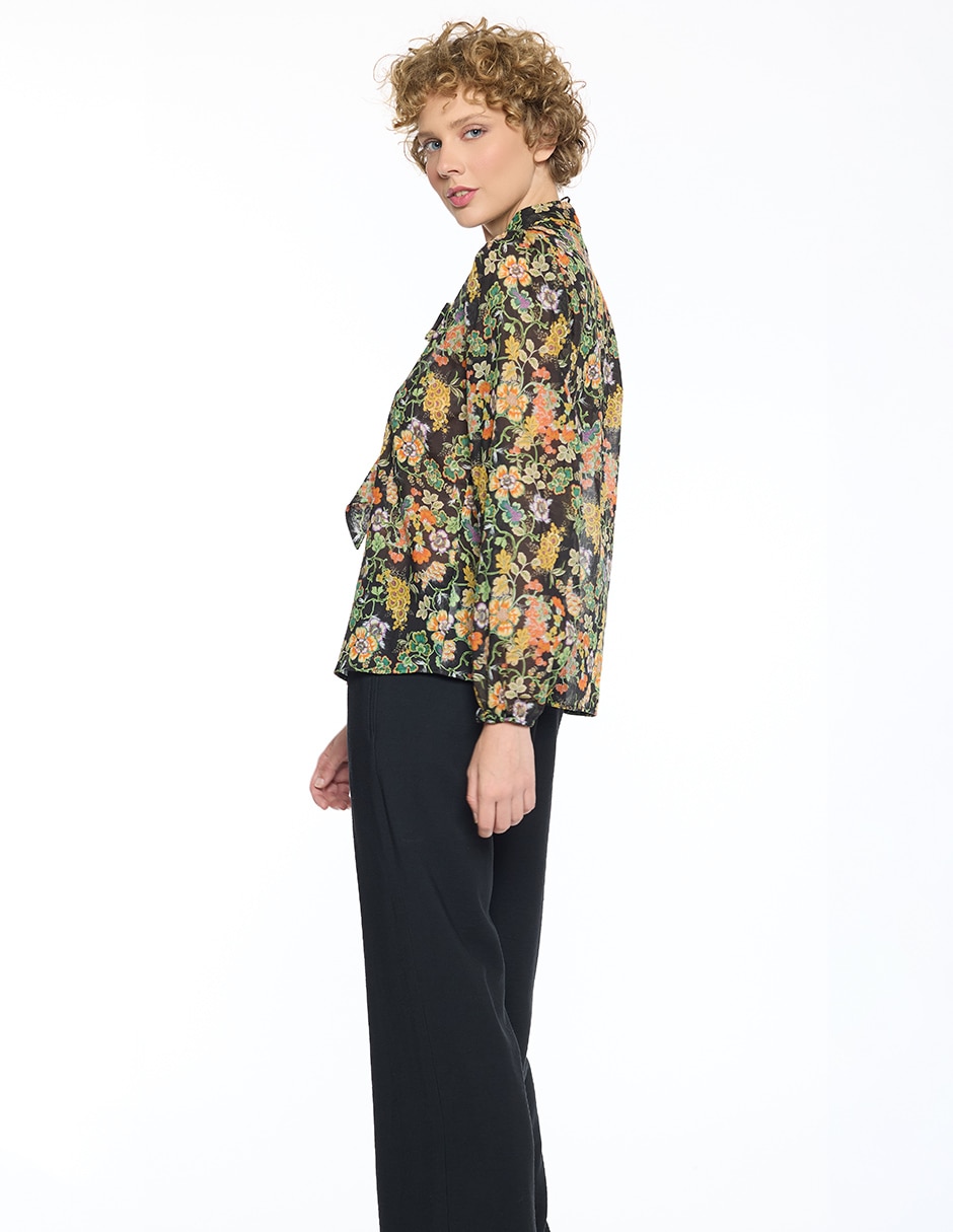 Blusa manga larga para mujer 3