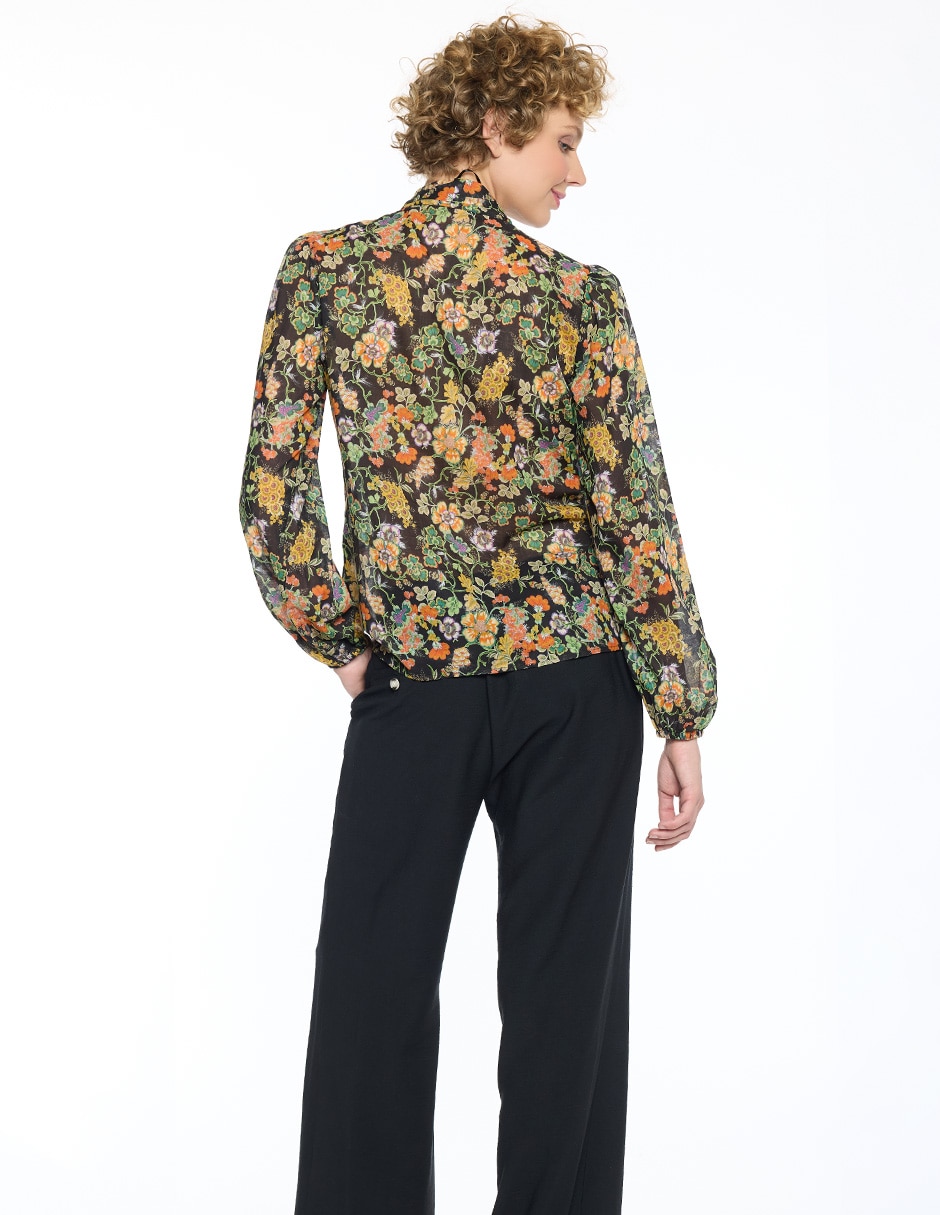 Blusa manga larga para mujer 4