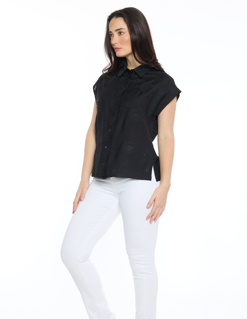 Blusa manga cap para mujer 3