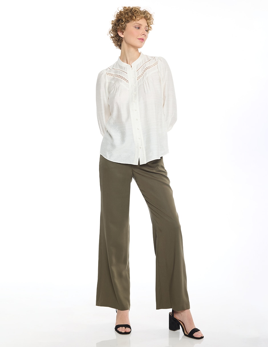 Blusa Letizia manga 3/4 para mujer 2