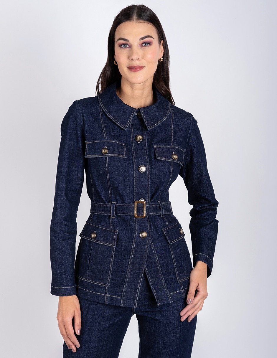 Chamarra denim para mujer