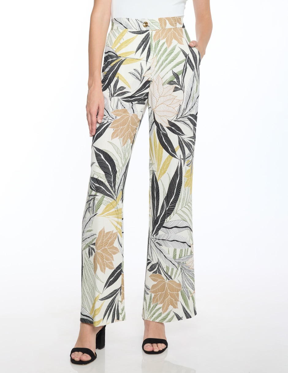 Pantalón regular para mujer