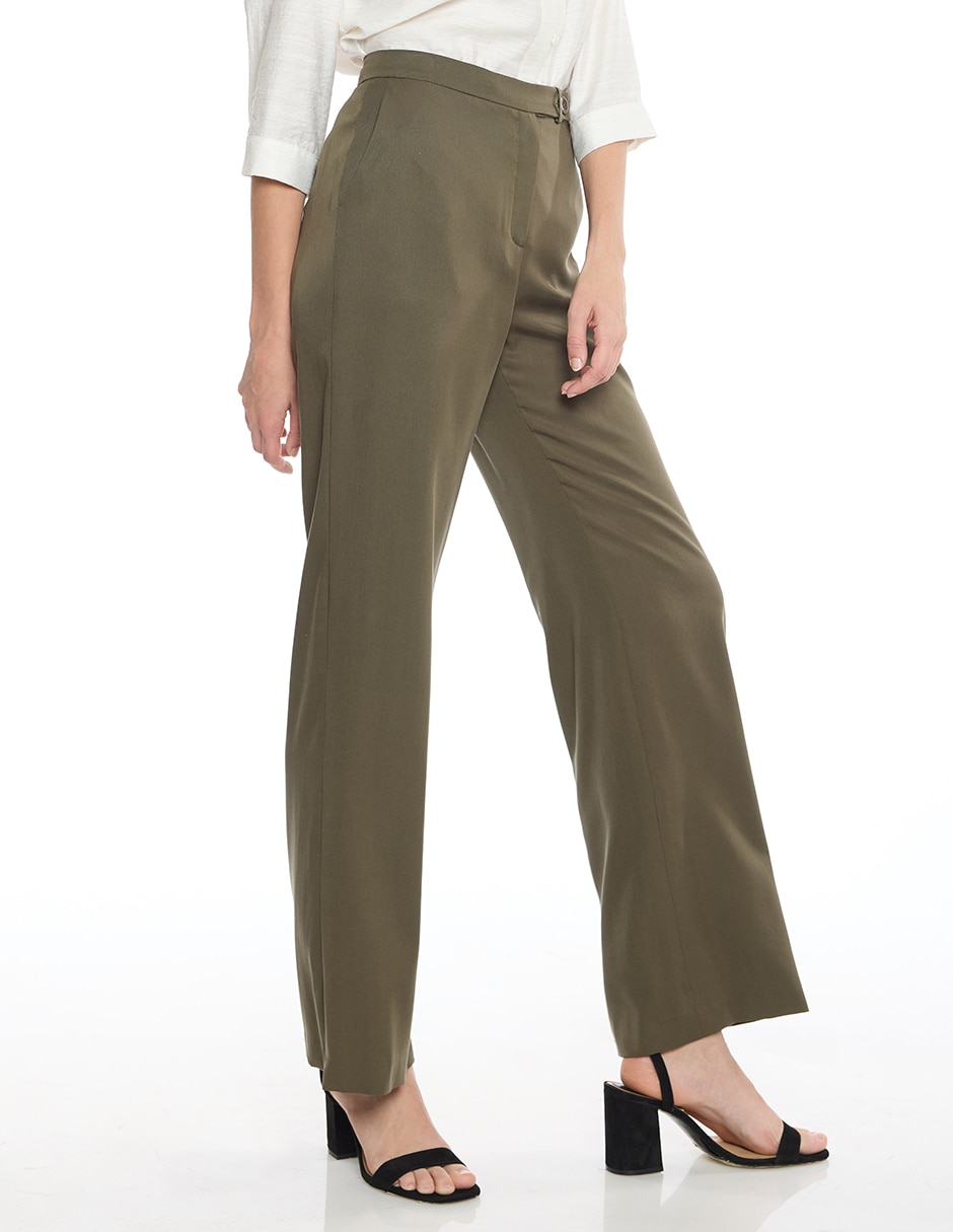 Pantalón de vestir amplio para mujer 3