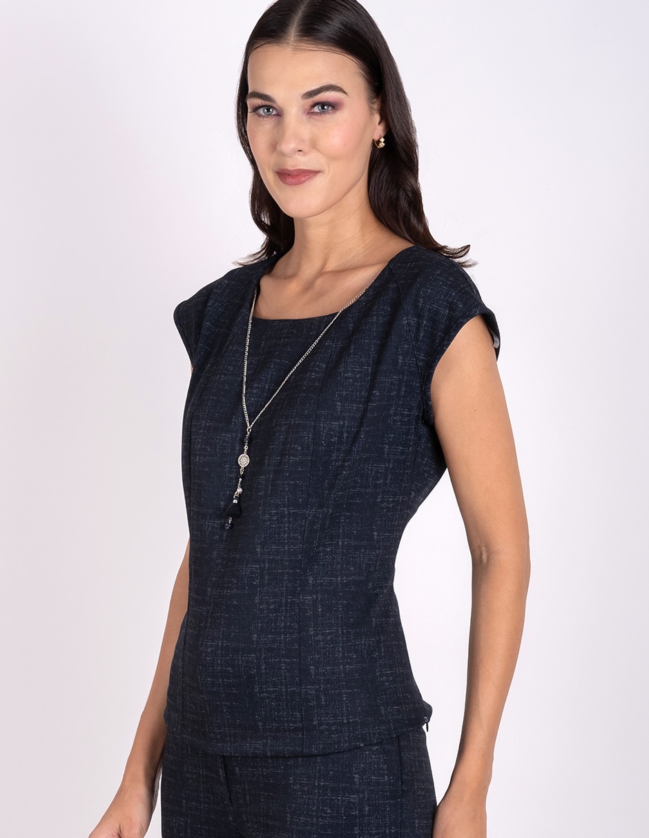 Blusa manga corta para mujer 3
